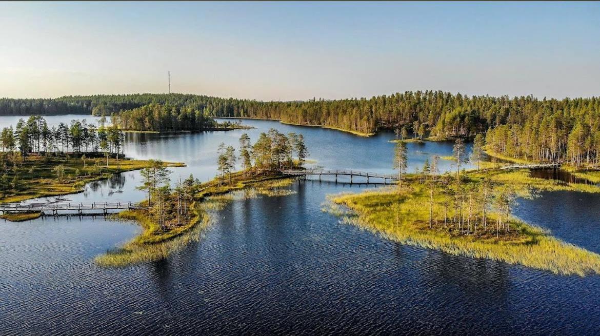 Hotel Laahtanen Camping Ristijärvi Exterior foto